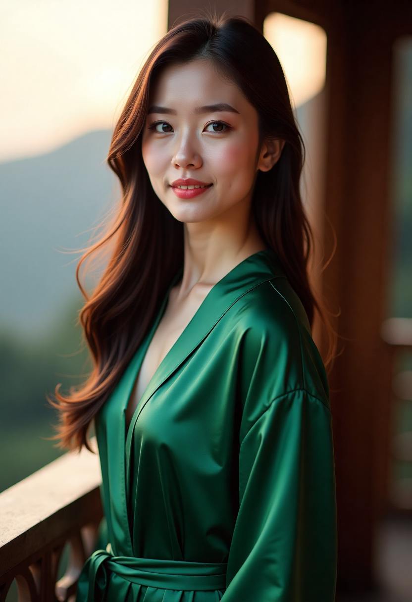 织机与线轴的近景